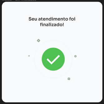 Modal Pedido Finalizado