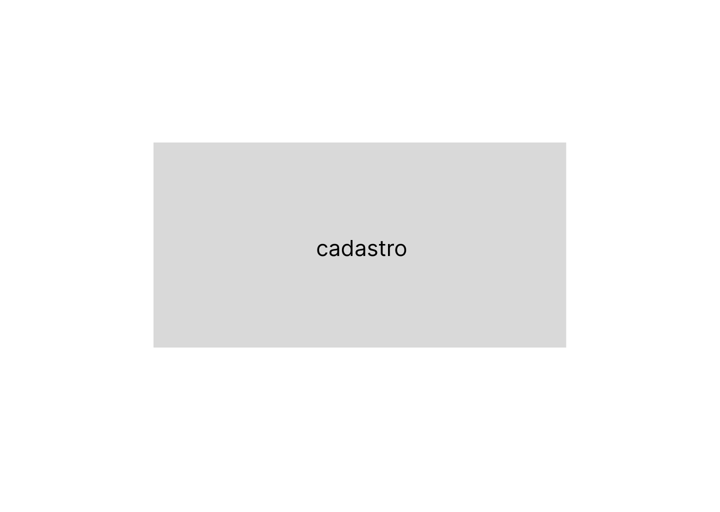 Tela de Cadastro - Wireframe