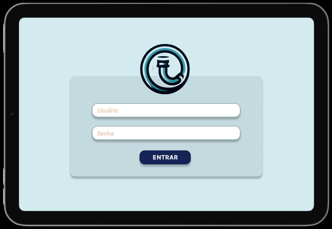 Imagem 1 do Mockup - tela de login