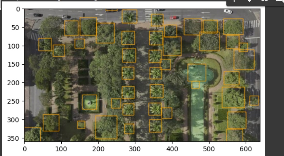 Imagem de resultado Deep forest sem tratamento