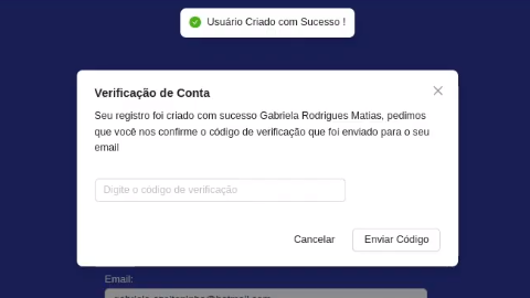 Feedback de Sucesso - Login