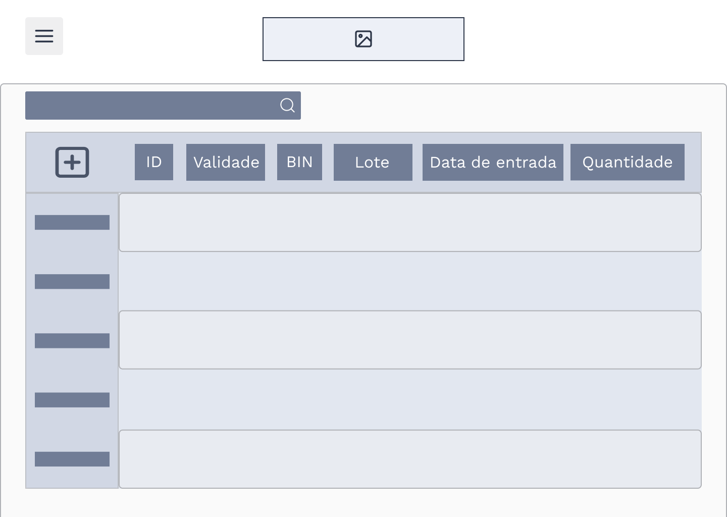 Tela de Dashboard