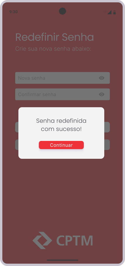 Confirmação de Troca de Senha