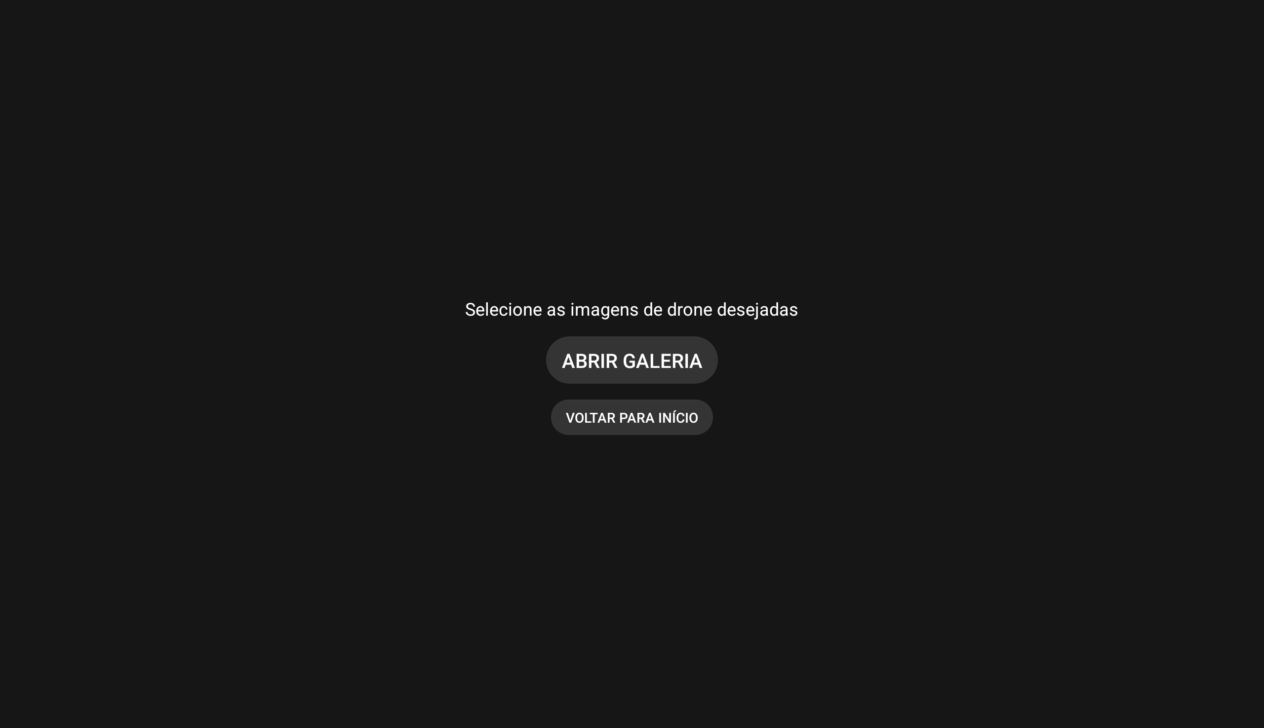 Tela de envio com novo design escuro