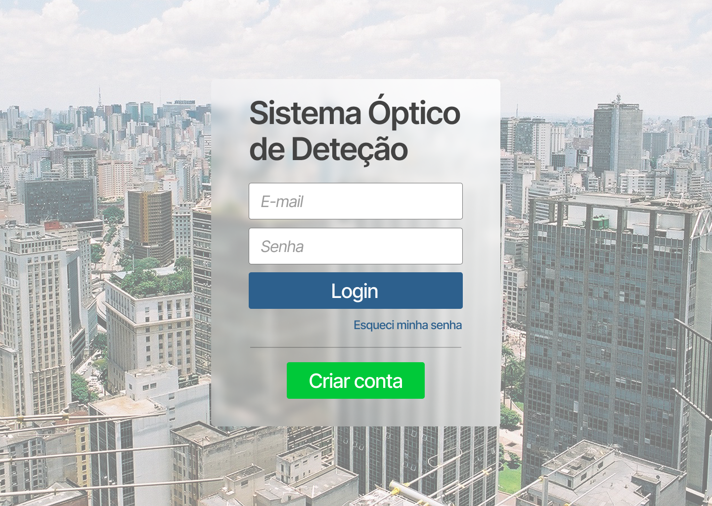 Tela de login