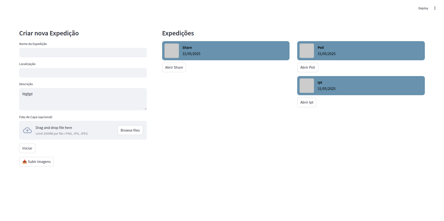 Start Page