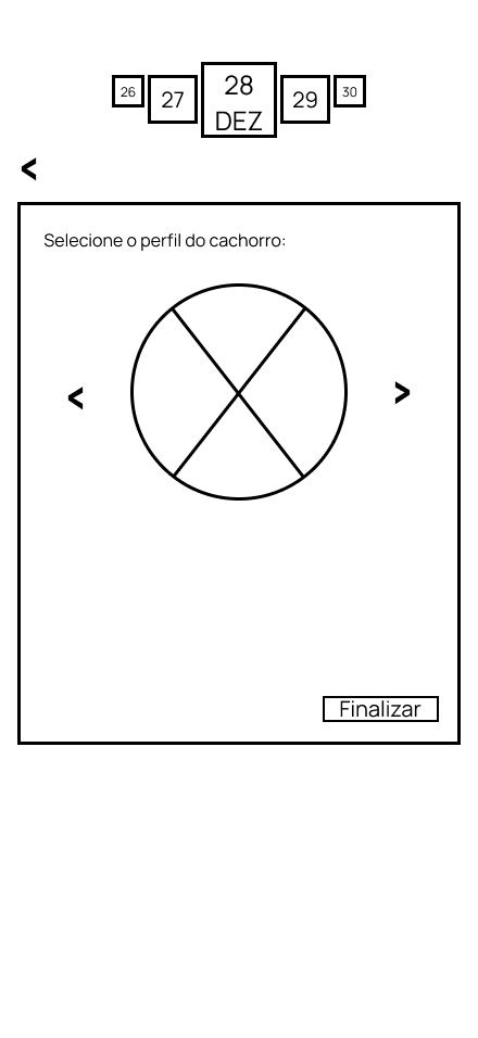 Tela de Seleção de Perfil do Robô